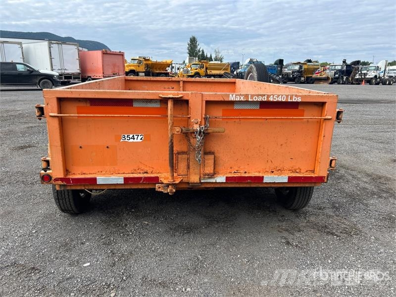 Miska 610 10 ft T/A Dump Utility Trailer Kipper