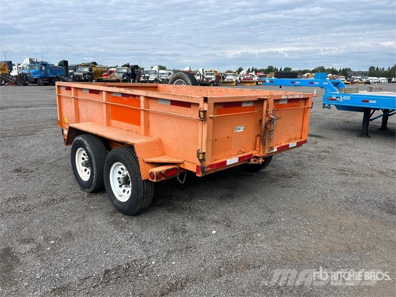 Miska 610 10 ft T/A Dump Utility Trailer Kipper