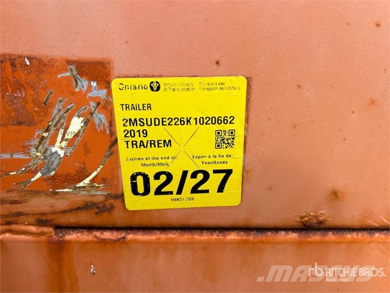 Miska 610 10 ft T/A Dump Utility Trailer Kipper