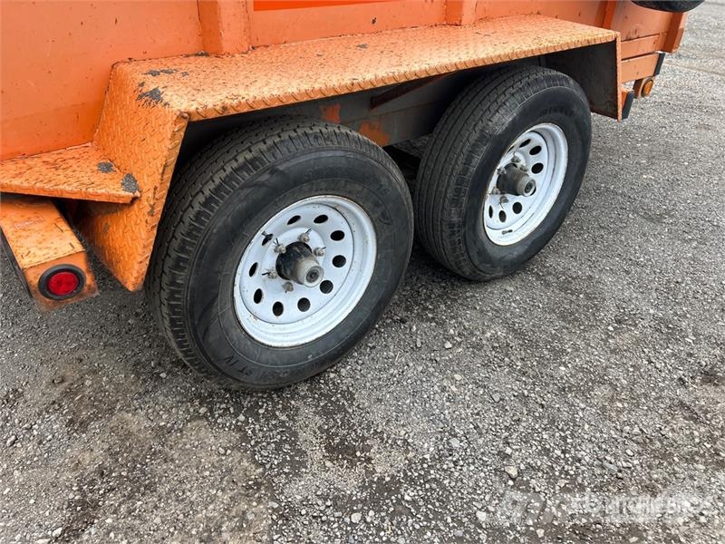 Miska 610 10 ft T/A Dump Utility Trailer Kipper