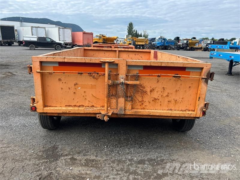 Miska 610 10 ft T/A Dump Utility Trailer Kallur-haagised