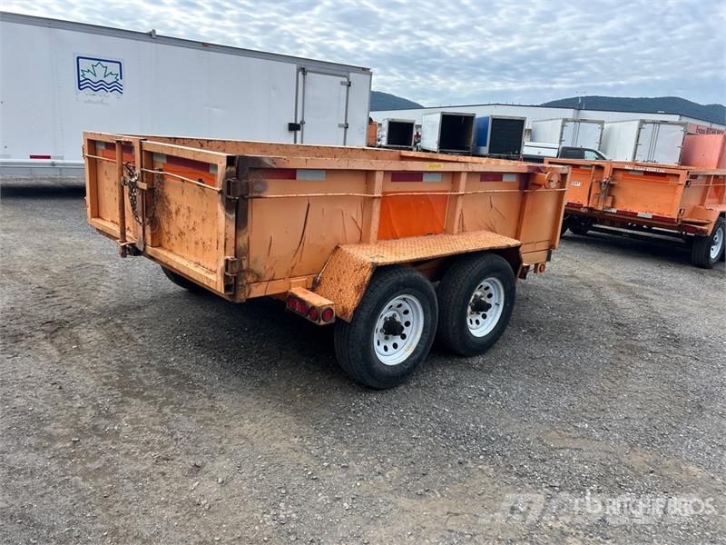 Miska 610 10 ft T/A Dump Utility Trailer Kallur-haagised