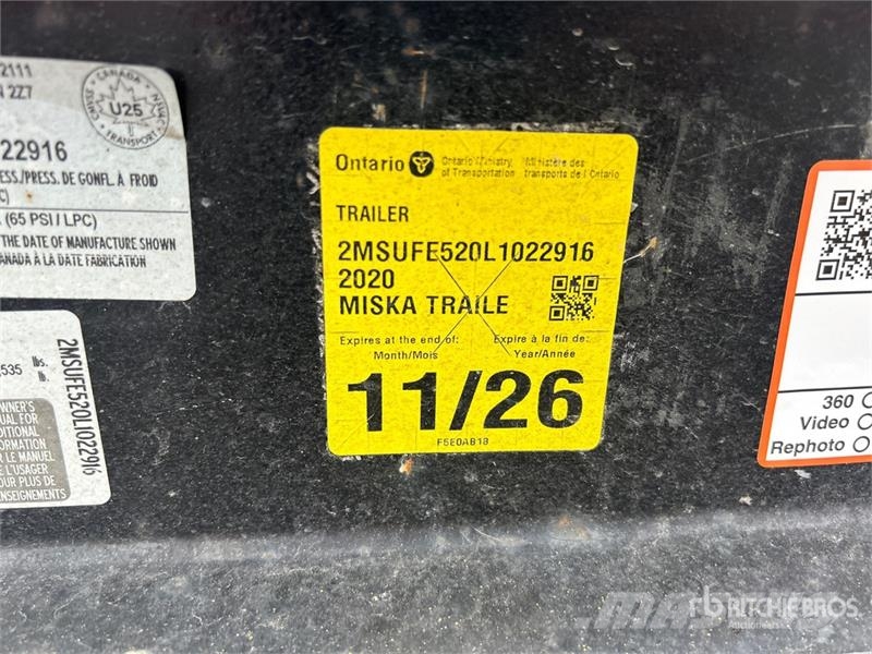 Miska 6X14UT 14 ft T/A Equipment Trailer Autotreilerid