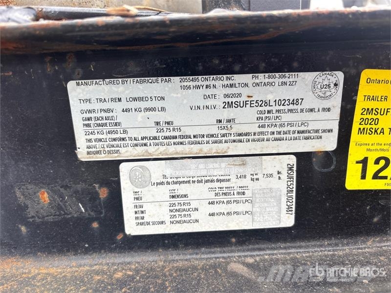  Miska 6X14UT 14 ft T/A Utility Trailer مقطورات أخرى
