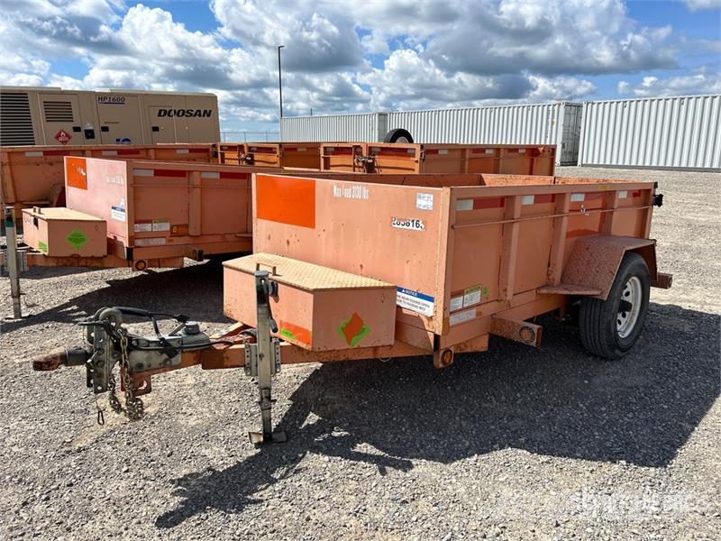 Miska 8 ft 4 in S/A Dump Utility Trailer Bañera