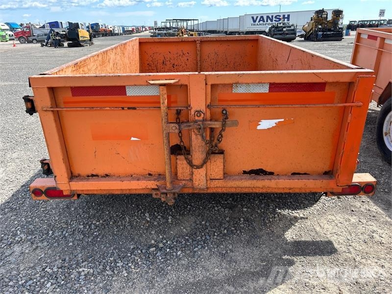 Miska 8 ft 4 in S/A Dump Utility Trailer Bañera