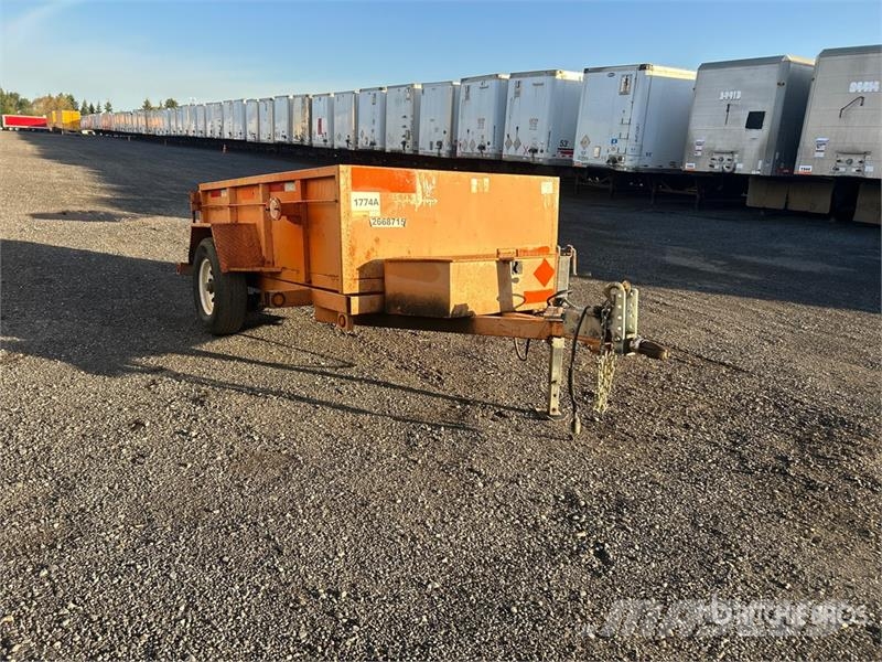 Miska 8 ft 4 in S/A Dump Utility Trailer Самоскиди