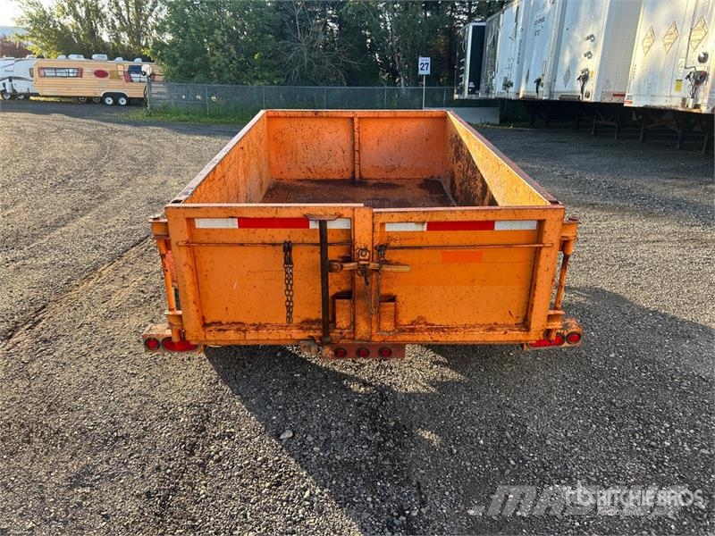 Miska 8 ft 4 in S/A Dump Utility Trailer Самоскиди