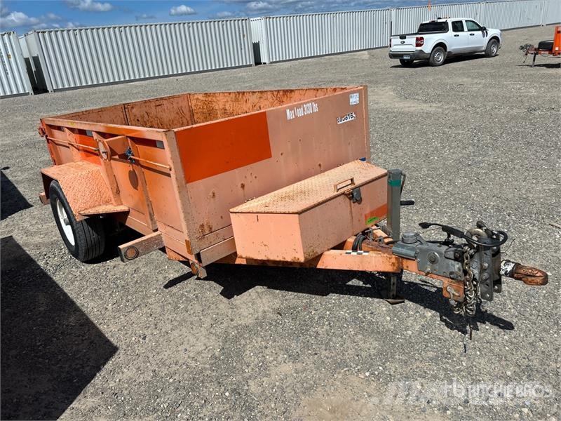 Miska 8 ft 4 in S/A Dump Utility Trailer Bañera