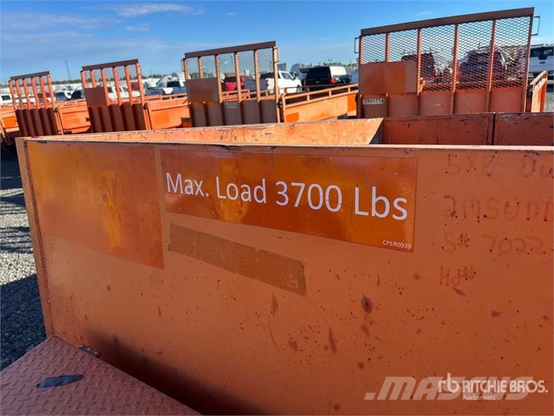 Miska 8 ft 6 in S/A Dump Utility Trailer Remorque benne