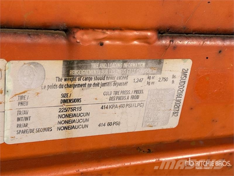 Miska 8 ft 6 in S/A Dump Utility Trailer Remorque benne