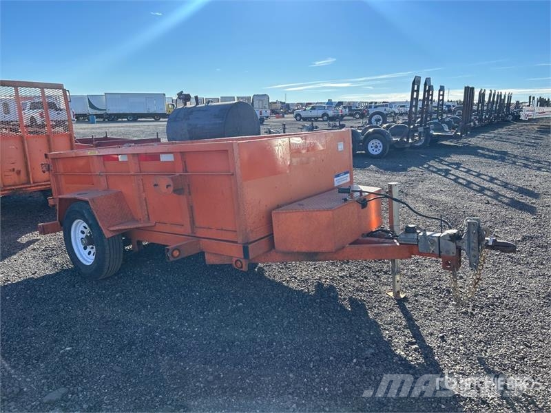 Miska 8 ft 6 in S/A Dump Utility Trailer Remorque benne
