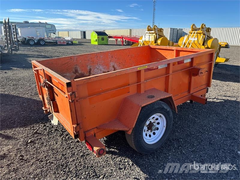 Miska 8 ft 6 in S/A Dump Utility Trailer Remorque benne