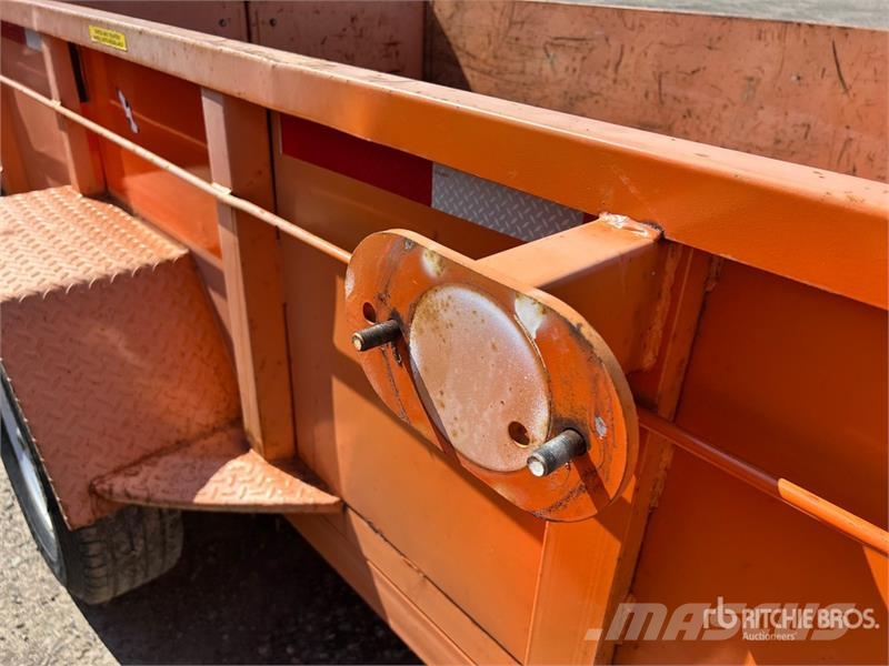 Miska 8 ft S/A Dump Utility Trailer Bañera