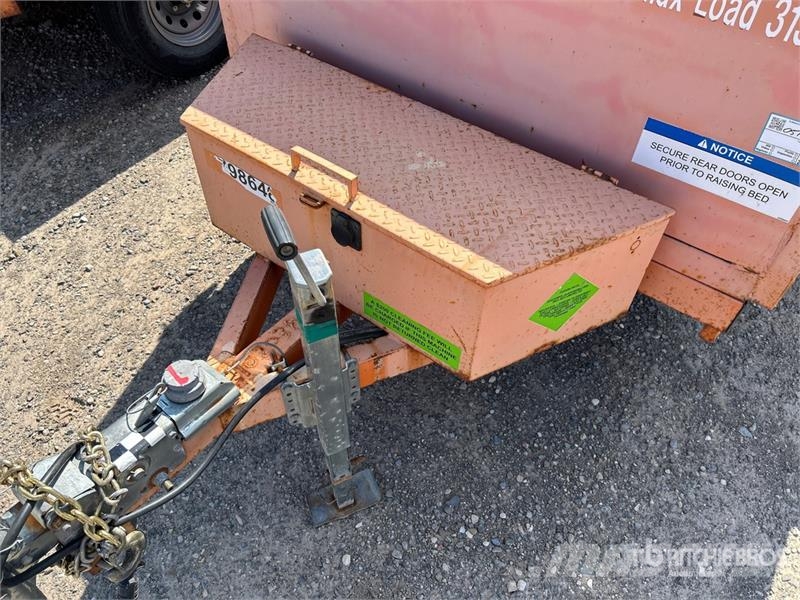 Miska 8 ft S/A Dump Utility Trailer Bañera