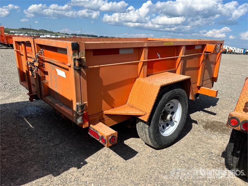 Miska 8 ft S/A Dump Utility Trailer Bañera