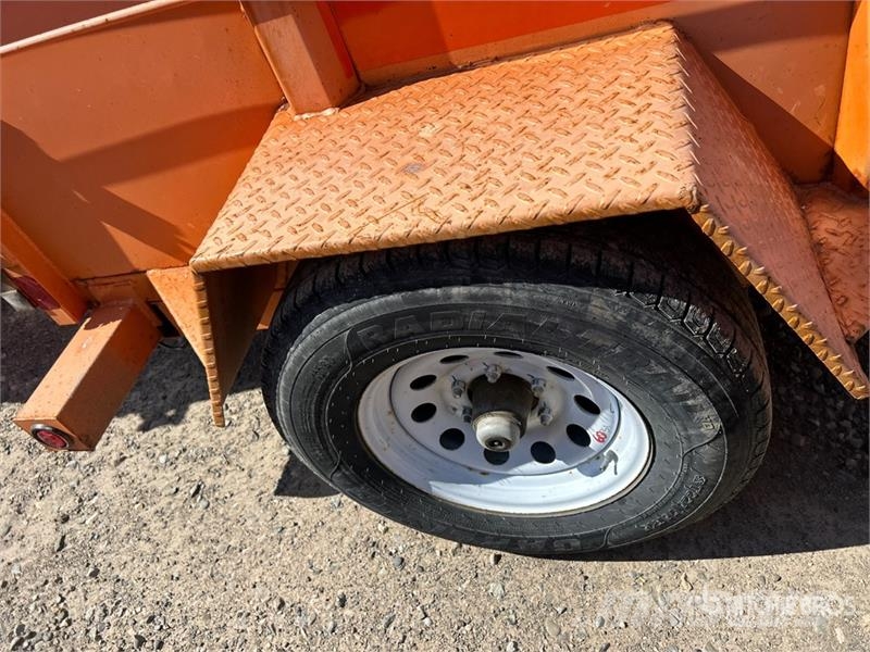 Miska 8 ft S/A Dump Utility Trailer Bañera