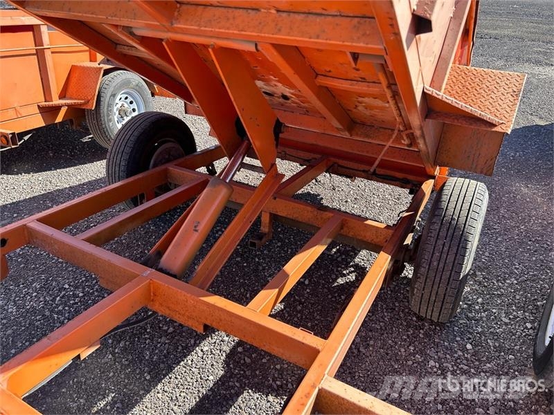 Miska 8 ft S/A Dump Utility Trailer Kallur-haagised