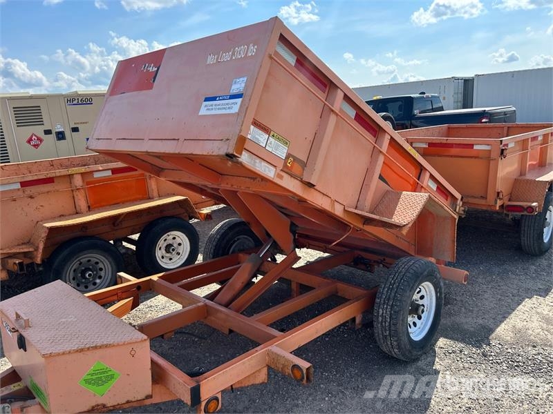 Miska 8 ft S/A Dump Utility Trailer Bañera