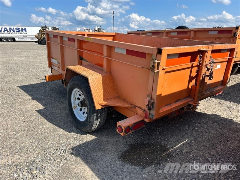 Miska 8 ft S/A Dump Utility Trailer Bañera