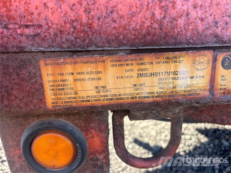 Miska 8 ft S/A Utility Trailer Muud haagised