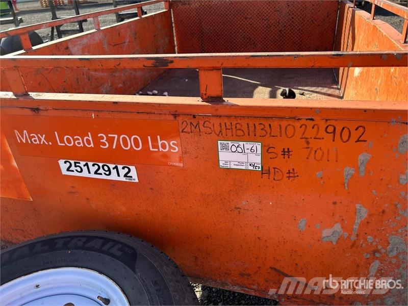  Miska CA58U 8 ft S/A Utility Trailer مقطورات أخرى
