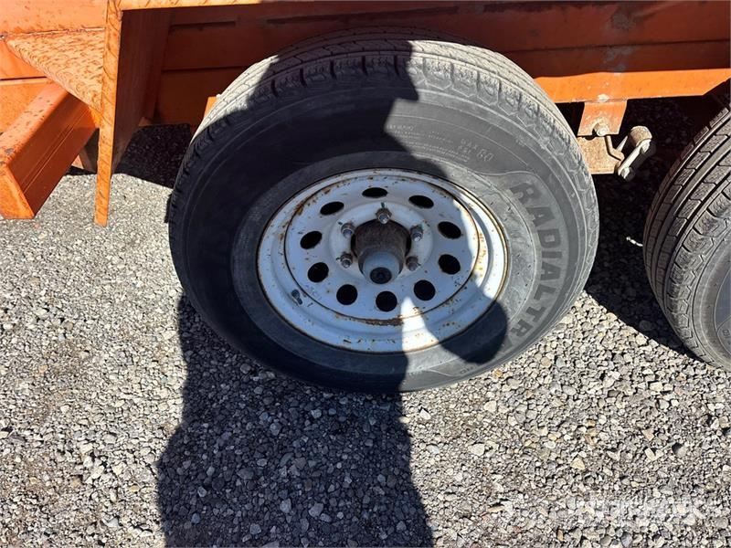 Miska MD 10 ft T/A Dump Utility Trailer Remorque benne
