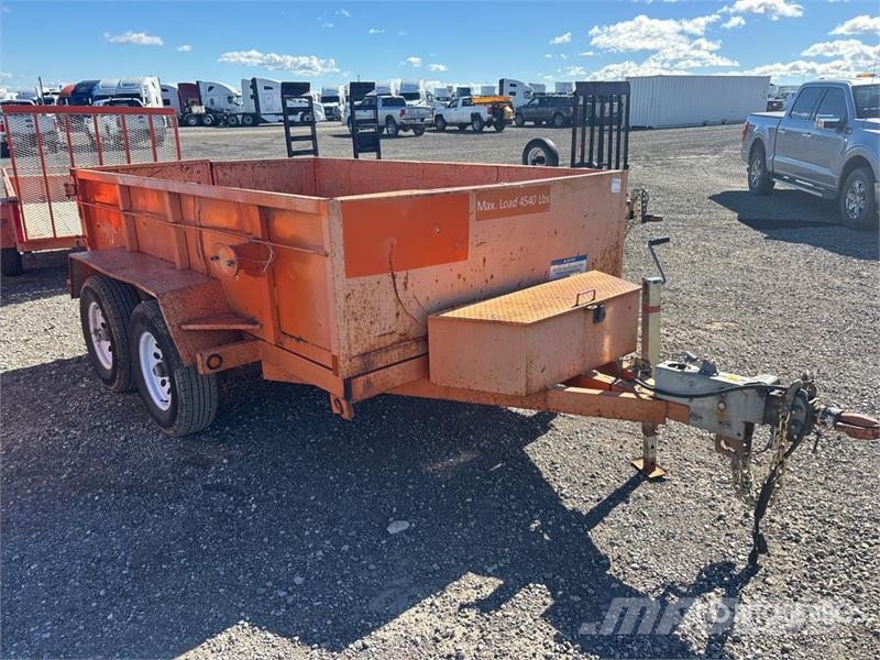 Miska MD 10 ft T/A Dump Utility Trailer Remorque benne