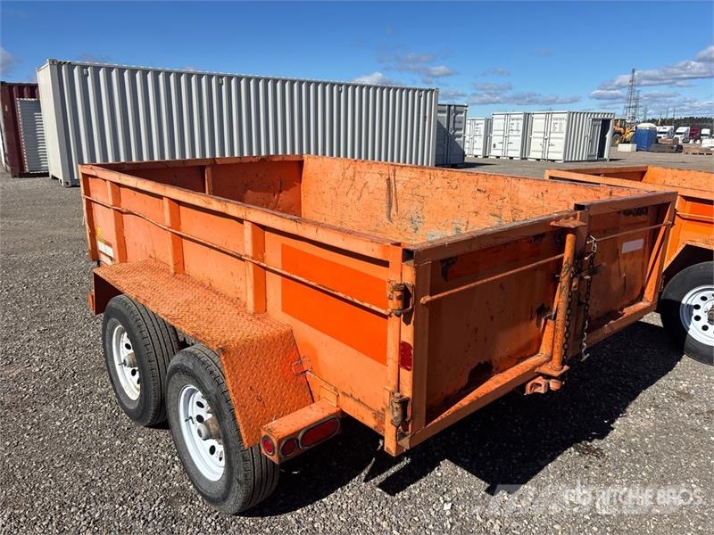 Miska MD 10 ft T/A Dump Utility Trailer Remorque benne