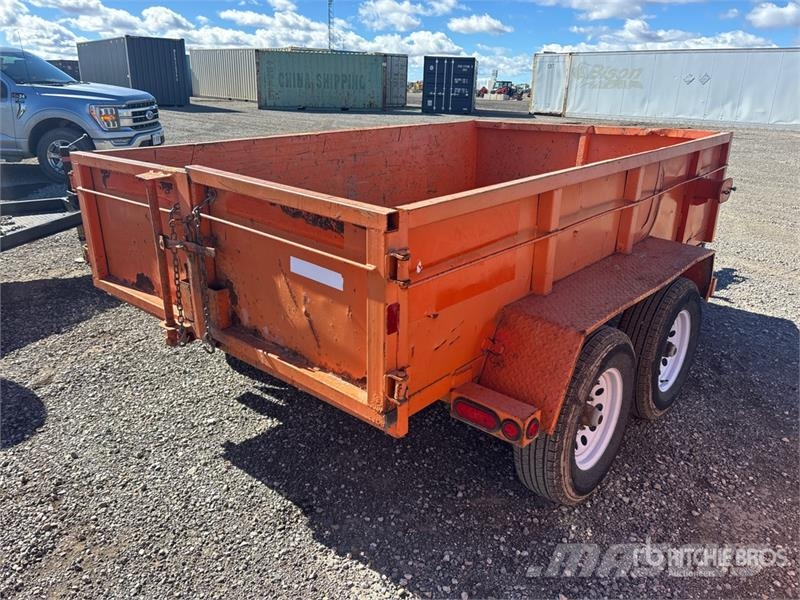 Miska MD 10 ft T/A Dump Utility Trailer Remorque benne