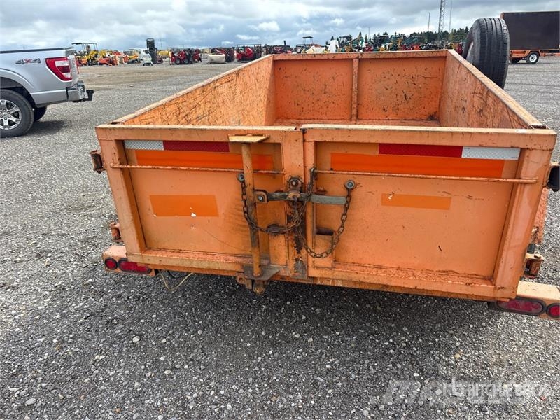 Miska MD 58 8 ft 6 in S/A Dump Utility Trailer Bañera