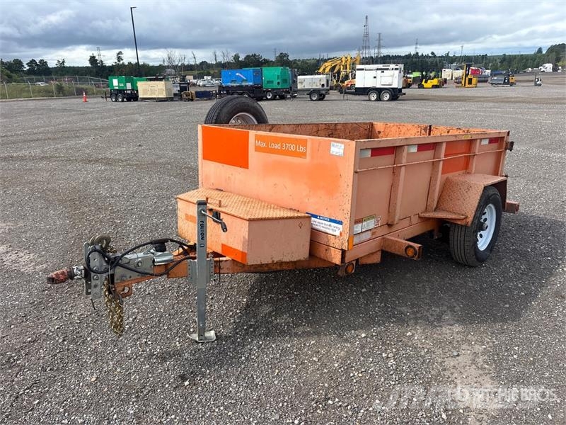Miska MD 58 8 ft 6 in S/A Dump Utility Trailer Bañera
