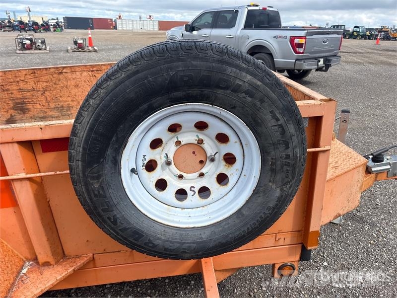 Miska MD 58 8 ft 6 in S/A Dump Utility Trailer Bañera