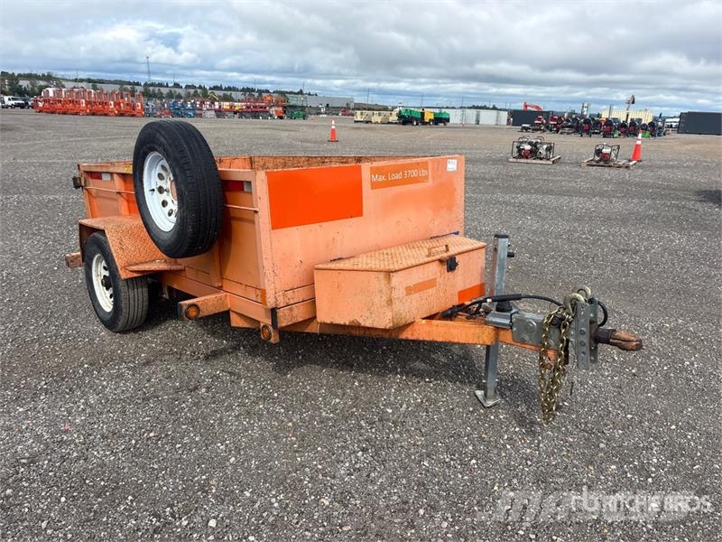 Miska MD 58 8 ft 6 in S/A Dump Utility Trailer Bañera