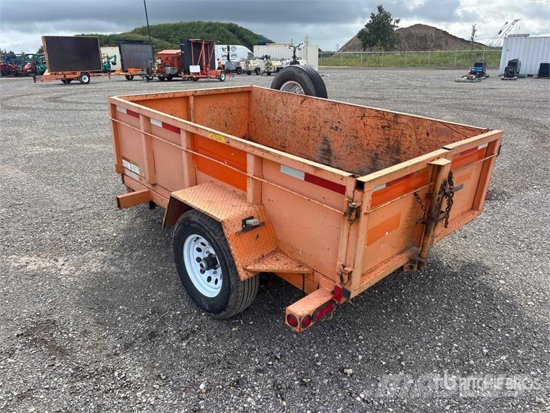 Miska MD 58 8 ft 6 in S/A Dump Utility Trailer Bañera