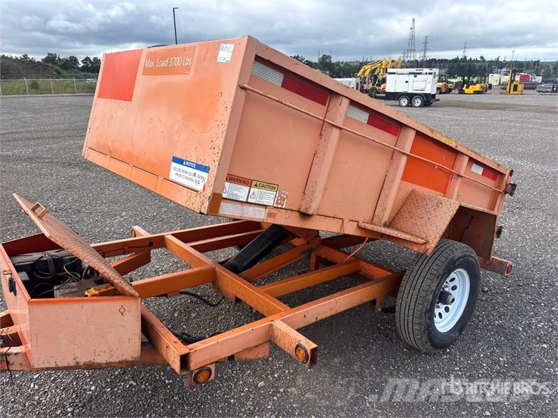 Miska MD 58 8 ft 6 in S/A Dump Utility Trailer Bañera