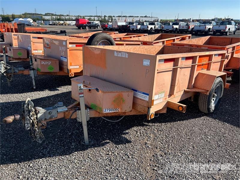  Miska MD 58 8 ft S/A Dump Utility Trailer Kipper