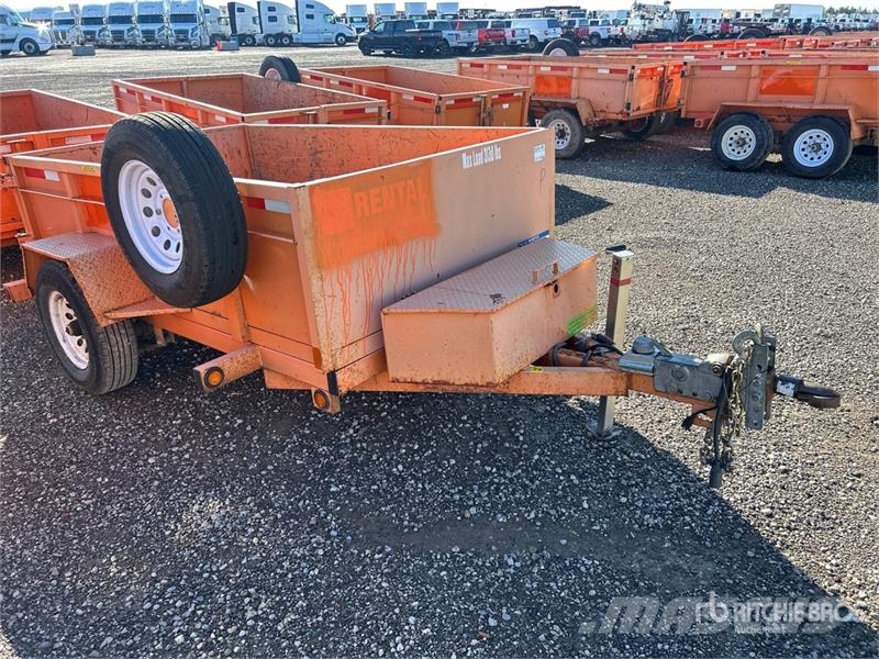  Miska MD 58 8 ft S/A Dump Utility Trailer Kipper