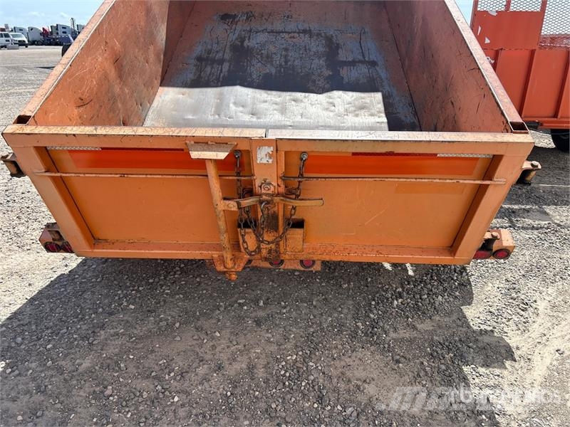 Miska MD 58 8 ft S/A Dump Utility Trailer Bañera