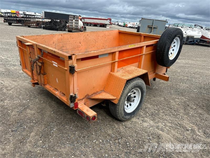 Miska MD 58 8 ft S/A Dump Utility Trailer Bañera