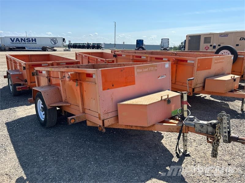 Miska MD 58 8 ft S/A Dump Utility Trailer Bañera