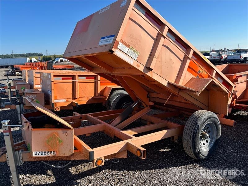  Miska MD 58 8 ft S/A Dump Utility Trailer Kipper