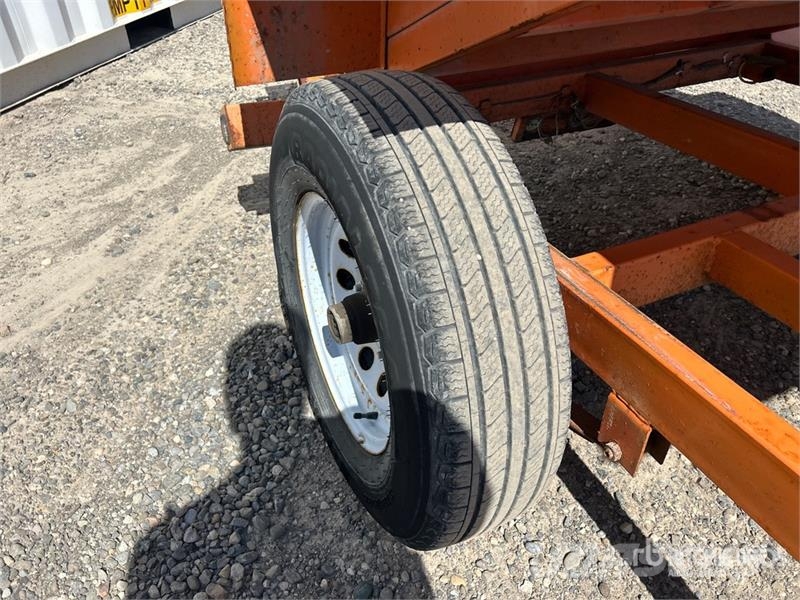 Miska MD 58 8 ft S/A Dump Utility Trailer Bañera