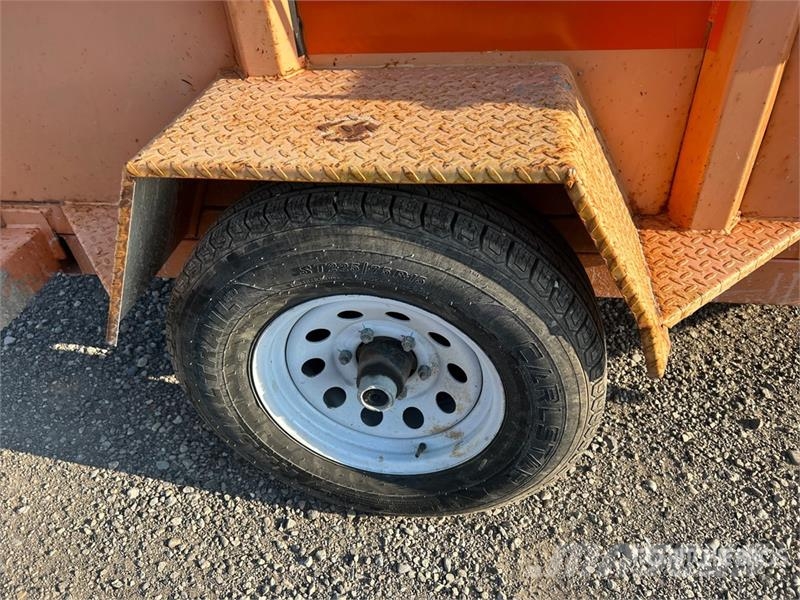 Miska MD 58 8 ft S/A Dump Utility Trailer Bañera