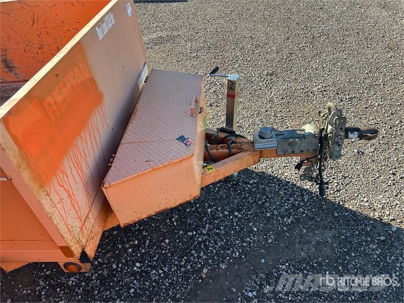  Miska MD 58 8 ft S/A Dump Utility Trailer Kipper
