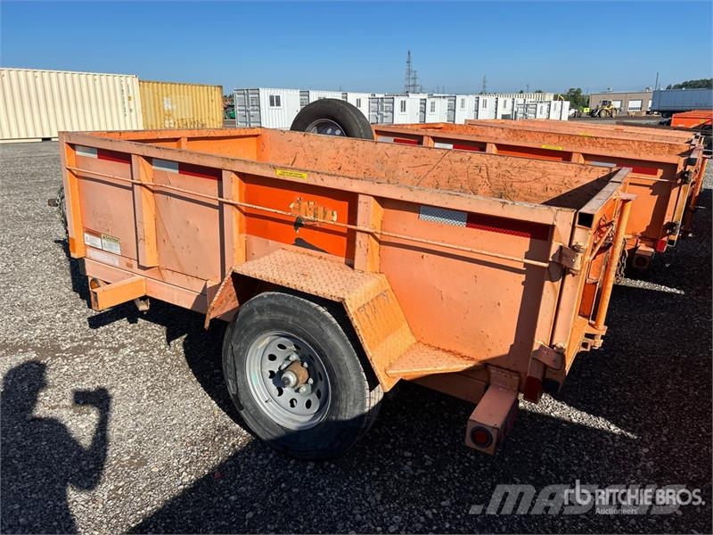  Miska MD 58 8 ft S/A Dump Utility Trailer Kipper