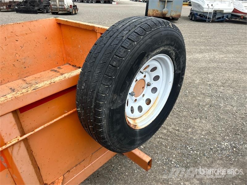 Miska MD 58 8 ft S/A Dump Utility Trailer Bañera