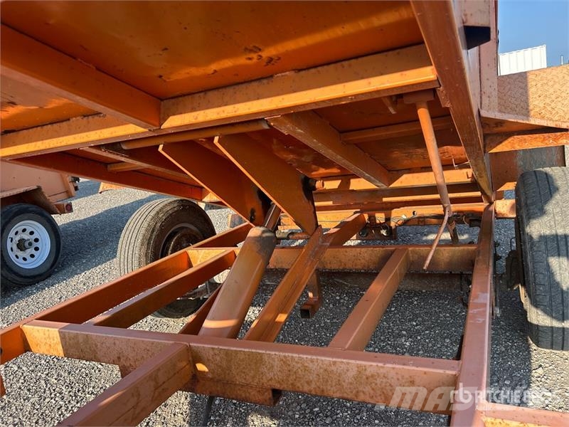 Miska MD 58 8 ft S/A Dump Utility Trailer Bañera