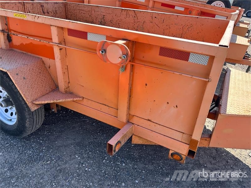 Miska MD 58 8 ft S/A Dump Utility Trailer Bañera
