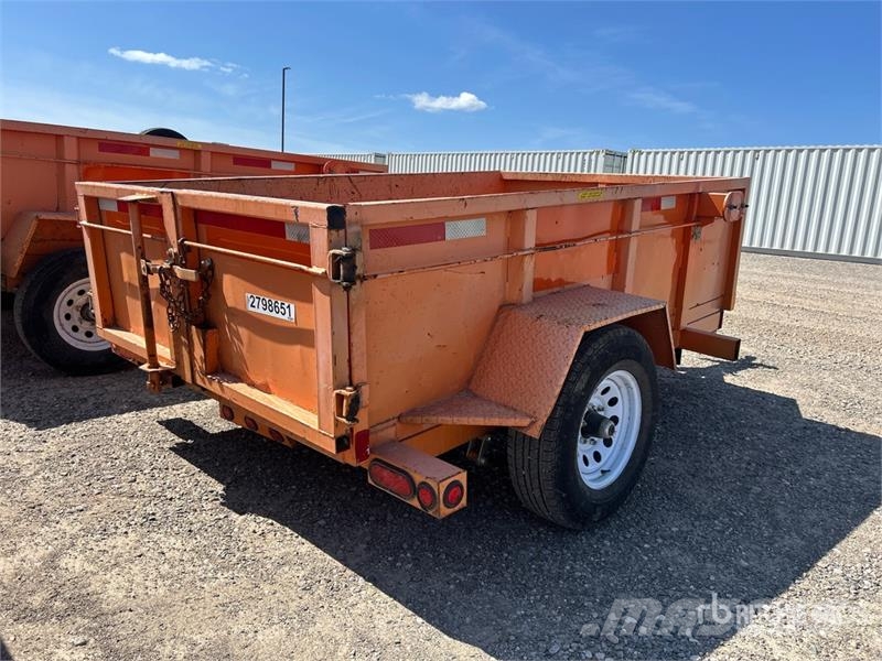 Miska MD 58 8 ft S/A Dump Utility Trailer Bañera